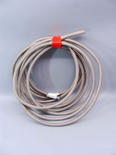 38 feet 5/8" stainless steel braided teflon fuel/oil line