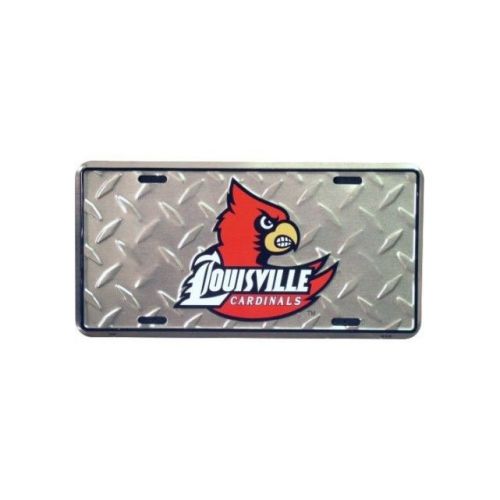 Louisville cardinals diamond license plate