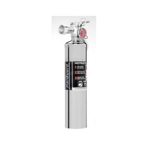 H3r performance halguard fire extinguisher, 2.5 lb. chrome (hg250c)