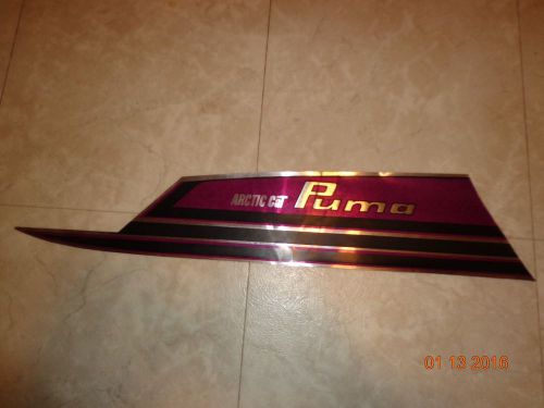 1971 arctic cat puma left side lazer hood decal oem.