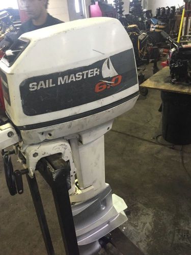 Used complete older johnson-sail master  outboard motor 6.0hp 2 stroke