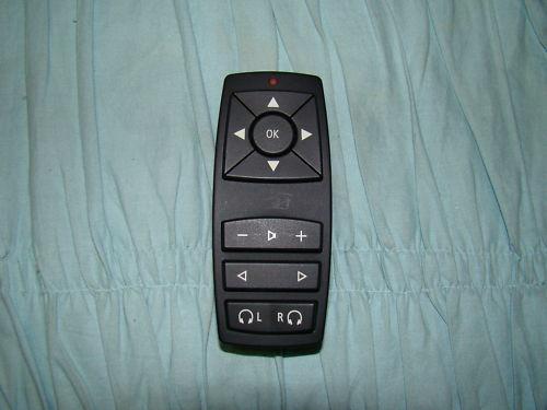 Bmw oem, factory rear entertainment dvd audio remote for x3, x5 and x6
