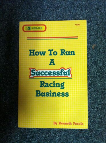 How to run a successful race business (kenneth fasola)