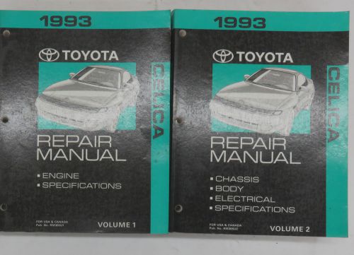 1993 toyota celica repair manual (vol. 1&amp;2)