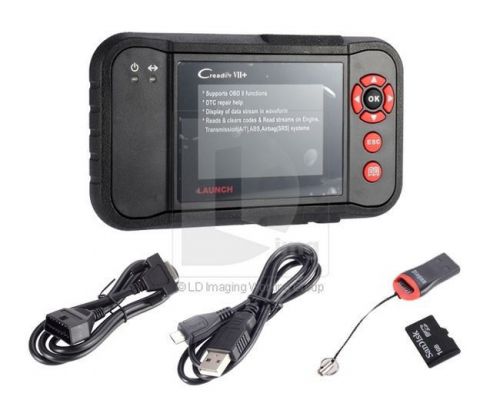 Genuine launch creader vii+ auto car obd2 code reader scanner engine airbag abs
