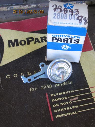 Nos 1960's 1970's mopar dodge plymouth carburetor choke pull off holley 2 bbl