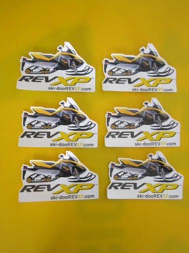 Genuine bombardier ski-doo snowmobile rev xp decal sticker lot rotax brp blizard