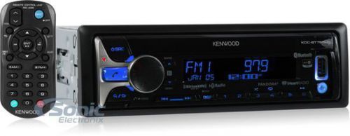 Kenwood kmr-d765bt single din bluetooth nfc marine grade cd stereo receiver
