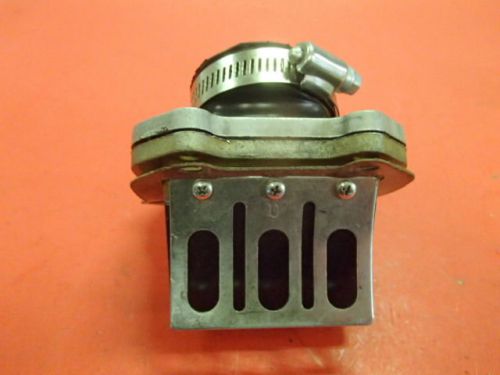 Race go kart used rotax max intake manifold reed cage rubber boot 125cc nice con