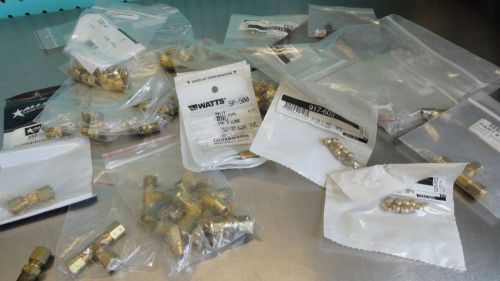 Allstar performance bodies speedway plastic brake line fitting lot ferrule union