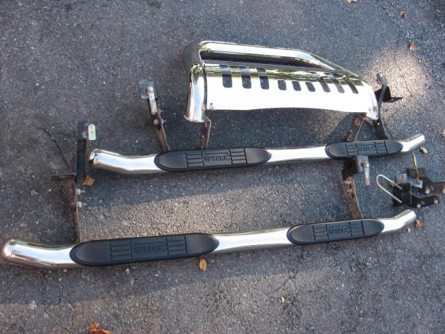 Spyder running boards.  brush gaurd  *no reserve*