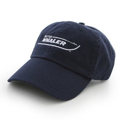 Boston whaler navy twill chino hat cap