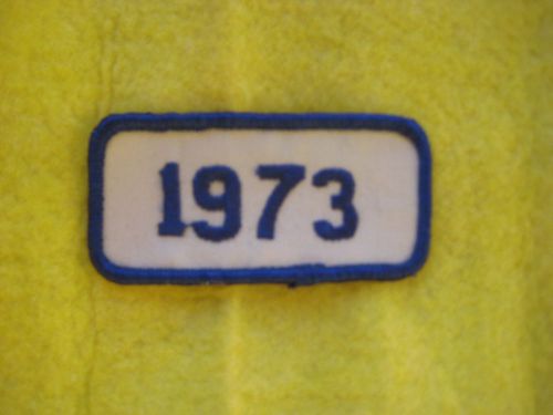 Vintage 1973  ford chevrolet plymouth dodge mopar pontiac buick  patch 3"x1 1/2"