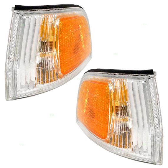 New Pair Set Corner Signal Marker Light Lamp Assembly DOT 92-93 Honda Accord, US $35.15, image 1