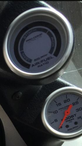 Autometer pro-comp ultra-lite a/f &amp; boost pressure gauges in pod air fuel meter