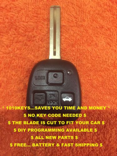 "pre-cut" diy program 3 button fob remote key with pwr trunk listed models 02-p