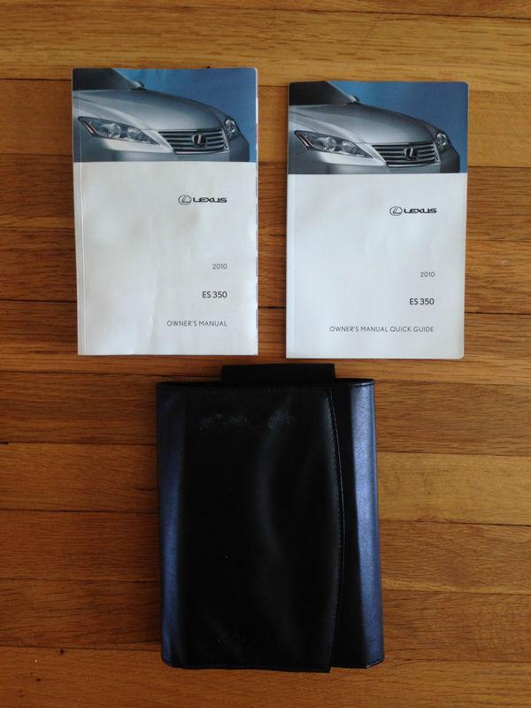 2010 lexus es350 owners manual and  case