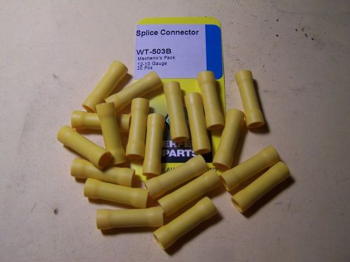 Electrical terminals - splice connector 12-10 ga, yellow 20 pcs