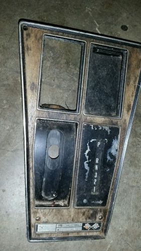 1973 74  corvette original  automatic shifter plate