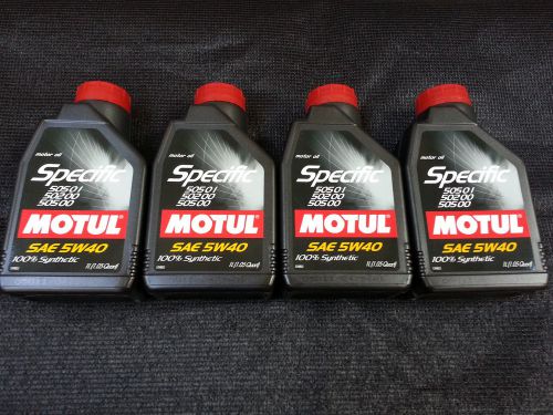 Uc132 101573 motul 5w40 (4 pack/4 liters) vw spec 505 01/502 00/505 00