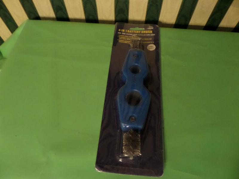 New 4 in 1 wire brush battery post cleaning tool & plumbers copper pipe cleaner 