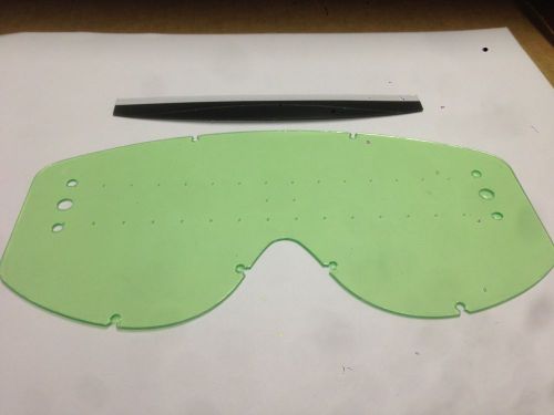Scott recoil nsxi 80's series clear pre-drilled replacement lens by sabo #s0129