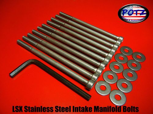 Ls1 ls6 trans am camaro stainless steel intake bolts