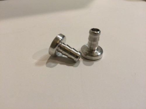 Radiator barb, weld on 1/2" male aluminium hose weld on barb