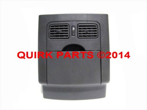 2008-2012 nissan pathfinder gray rear vent console cupholder trim panel oem new