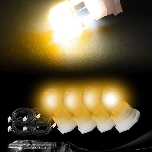 Four replacement bulbs for 120 / 160 watt hide a way strobe light - amber