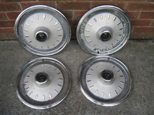 14" vintage wheel cover hubcaps 1966 dodge dart /coronet or ?? set of 4 original