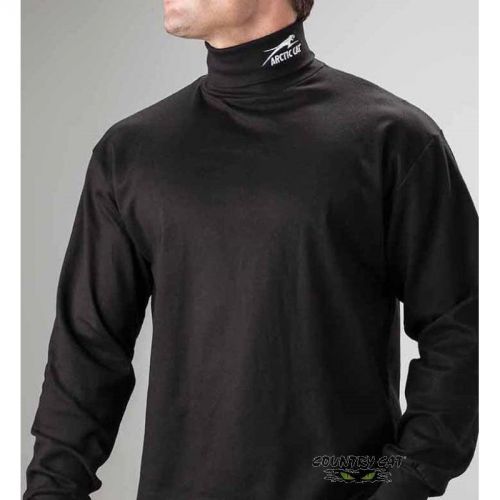 Arctic cat 2013 men's turtle neck long-sleeve t-shirt tee - black - 5203-42_