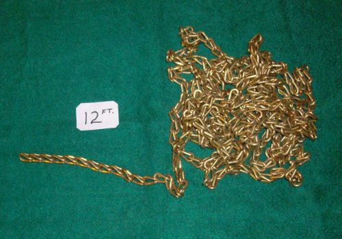 12 ft. solid brass chain