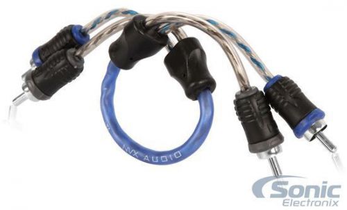 Nvx xiv2025 0.25m 2-channel rca audio interconnect cable