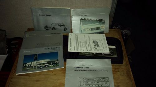 1994 mercedes c220 c280 operator's owner owners owner's manual