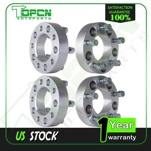 4x for chevy gmc wheel spacers 2&#034; 5x5 6061 t6 6061 trucks 5x127 offroad 5 lug