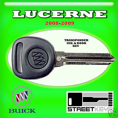 08 09 buick lucerne transponder chip ignition key blank