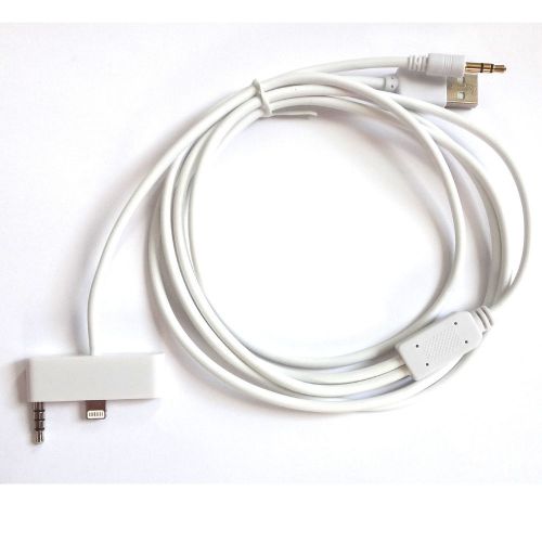 Aux cable for iphone 5 5c 5s car audio cable for bmw 5v charge play