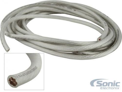 New! nvx xw4wh20 20 ft. frosted white 4-gauge envyflex power/ground wire cable