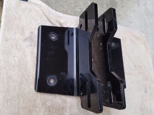 Power pole dual motor to side mount adapters black