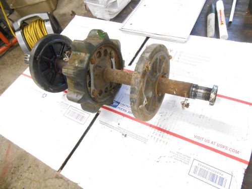 1973 yamaha sl 338 d snowmobile: track drive shaft assembly