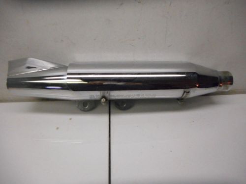 Harley 95-99 flstc heritage softail oem fishtail front muffler with heat shield.