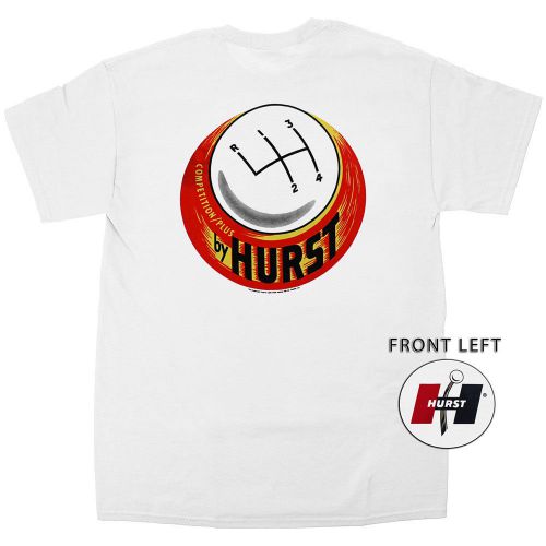 Apparel gifts t-shirt short sleeve white hurst shifter x-large