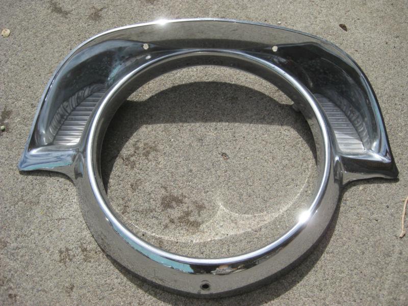 1956 56 Cadillac Caddy headlight bezels rings trim 2 sets (4 rings), US $49.00, image 3