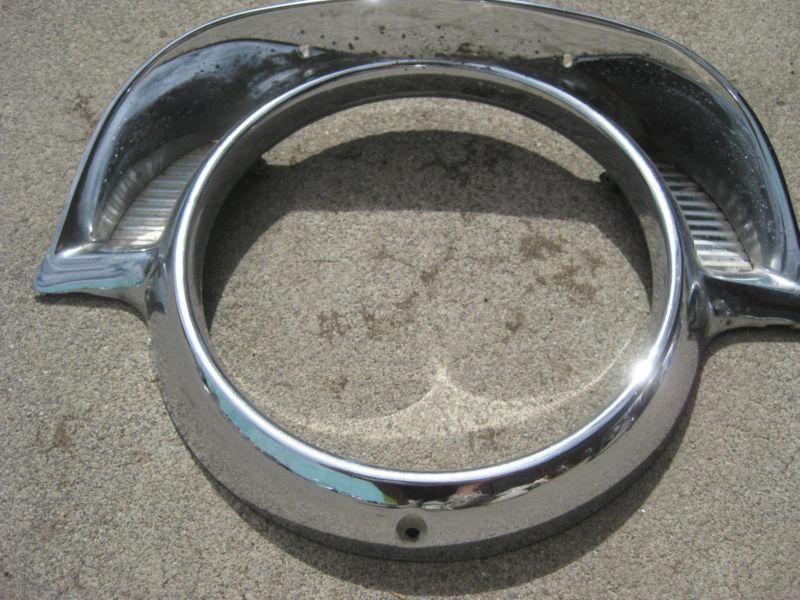 1956 56 Cadillac Caddy headlight bezels rings trim 2 sets (4 rings), US $49.00, image 5