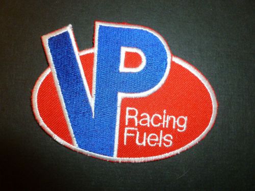 Vp racing fuels gazoline gaz logo patch iron 1990s 90s beautiful embroidered new