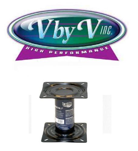 Attwood swivl-eze 90720 black 7 inch boat pedestals (qty 1-pair)