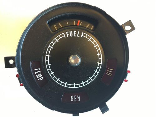 1969 firebird fuel gauge formula trans am 69-72 gto lemans gas warning lights