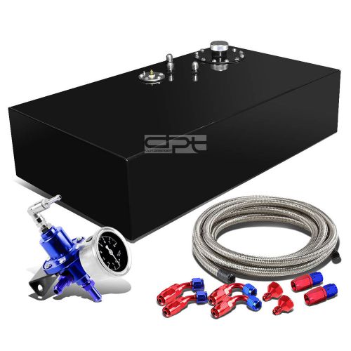 17 gallon top-feed coated reserved tank+cap+line kit+pressure regulator black