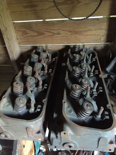 Crusader 454 marine cylinder heads oval port casting numbers 353049 &amp; 53049